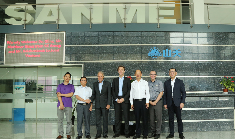 Chariman of SK Group in German attended the Board Meeting of Joint Venture in SANME as the Shareholder