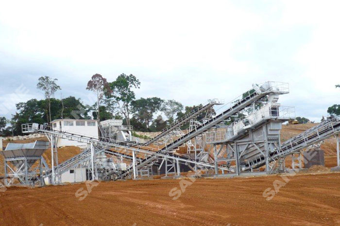 Камерунский гранитный агрегат мощностью 200 тонн в час