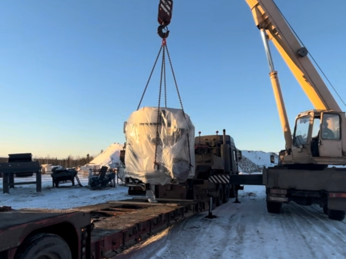 Мобильный дробильно-сортировочный комплекс на колесном ходу производительностью 350-500 т/ч доставлен заказчику в Свердловскую область