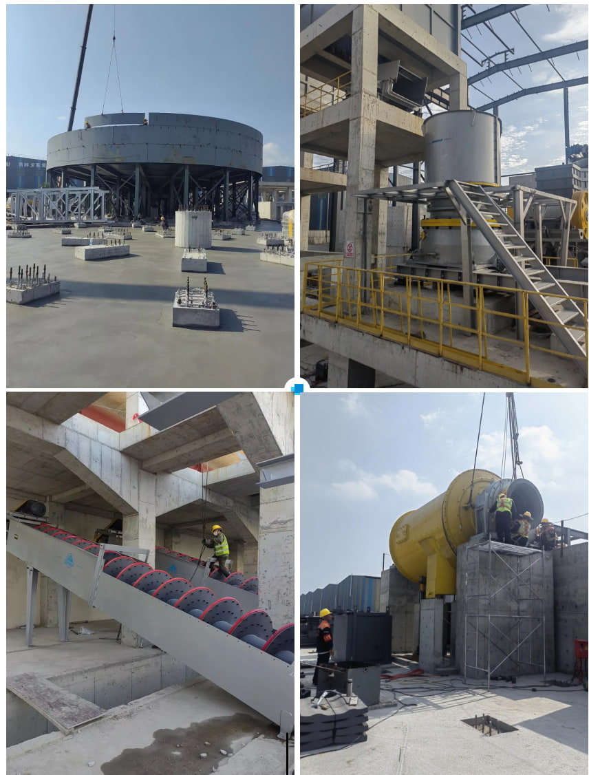 Проект по утилизации хвостов в Хайнане планомерно продвигается, установка оборудования идет полным ходом